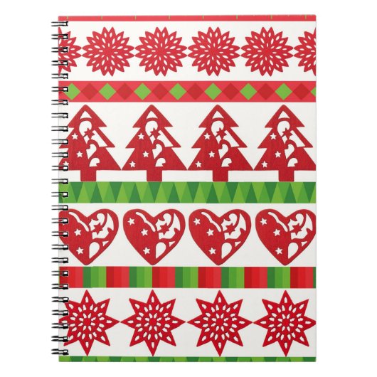WeihnachtsSymbole Notizblock (Vorderseite)
