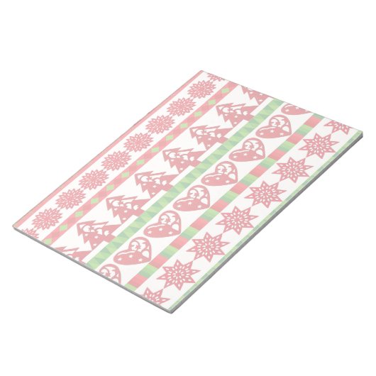 WeihnachtsSymbole Notizblock (angewinkelt)