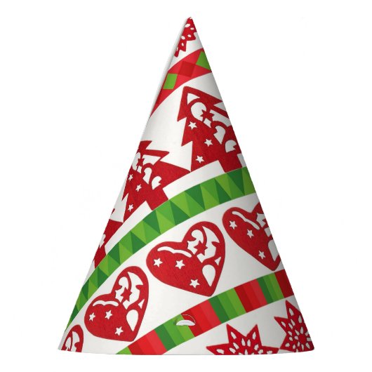 WeihnachtsSymbole Partyhütchen (Links)