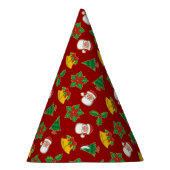 Weihnachtssymbole Partyhütchen (Rechts)