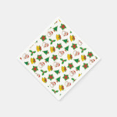 Weihnachtssymbole Serviette (Ecke)