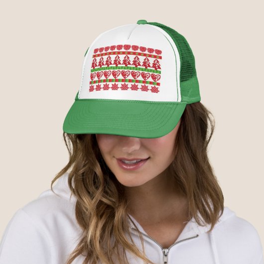 WeihnachtsSymbole Truckerkappe (Beispiel)
