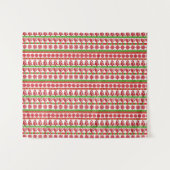 WeihnachtsSymbole Wandteppich (Vorderseite (Horizontal))