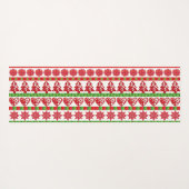 WeihnachtsSymbole Yogamatte (Rückseite (Horizontal))
