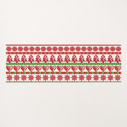 WeihnachtsSymbole Yogamatte (Rückseite (Horizontal))