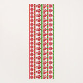 WeihnachtsSymbole Yogamatte (Rückseite)