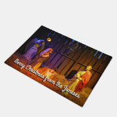 Weihnachtsszenario in Washington DC Fußmatte (Schrägansicht)