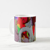 Weihnachtsszenario mit Liebe der Krippe Kaffeetasse (Vorderseite Links)