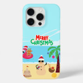 Weihnachtsszene am Strand Case-Mate iPhone Hülle (Rückseite)