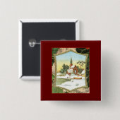 Weihnachtsszene Button (Vorne & Hinten)