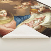 Weihnachtsszene der Nativität Sherpadecke (3/4)