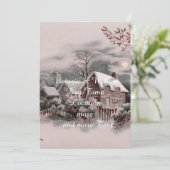 Weihnachtsszene Einladung (Stehend Vorderseite)