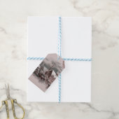 Weihnachtsszene Geschenkanhänger (Mit Garn)