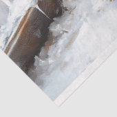 Weihnachtsszene Gingerbret Decoupage Seidenpapier (Ausschnitt)