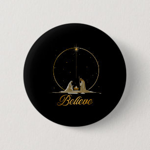 Weihnachtsszene Glaube Christlich Xmas Familie Frö Button