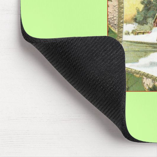 Weihnachtsszene Mousepad (Ecke)