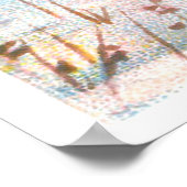 Weihnachtsszene Poster (Ecke)