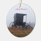 Weihnachtsszenen von Ohio Keramikornament (Links)