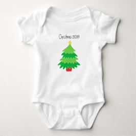 Weihnachtst-shirt Baby Strampler