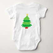 Weihnachtst-shirt Baby Strampler (Rückseite)