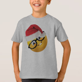 WeihnachtsT - Shirtentwurf Geek emoji Sankt T-Shirt