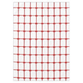 Weihnachtstablett, Roter Bow Tischdecke (Vorderseite)