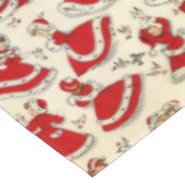 Weihnachtstablett, Vintag Tischdecke (Schrägansicht)