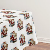 Weihnachtstablett, Vintag Tischdecke (Beispiel)