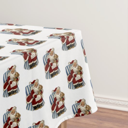 Weihnachtstablett, Vintag Tischdecke (Beispiel)