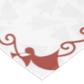 Weihnachtstablett weiß und rot 60 x 104 tischdecke (Schrägansicht)