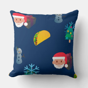 🎄🌮️ Weihnachtstaco-Emoji Kissen
