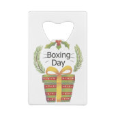 Weihnachtstag Geldbeutel Flaschenöffner (Rückseite)