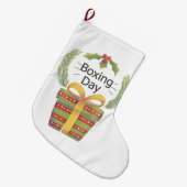 Weihnachtstag Großer Weihnachtsstrumpf (Vorderansicht (hängend))