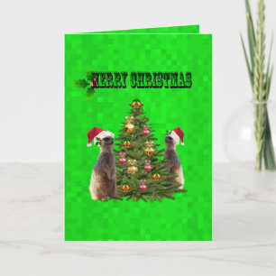 Weihnachtstag mit den Erdmännchen, Karte