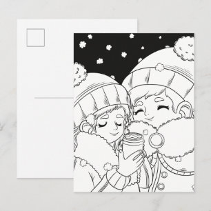 Weihnachtstag Postkarte