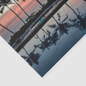 Weihnachtstagessonnenuntergang Seidenpapier (Ausschnitt)