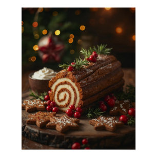 Weihnachtstags-Dessertposter Poster