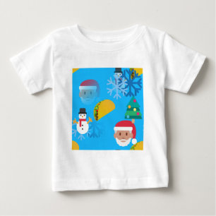 Weihnachtstaktik Emoji Baby T-shirt