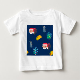 Weihnachtstaktik Emoji Baby T-shirt