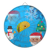 Weihnachtstaktik Emoji Dartscheibe (vorne)