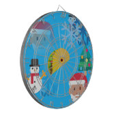 Weihnachtstaktik Emoji Dartscheibe (Vorderseite Links)