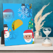 Weihnachtstaktik Emoji Fotoplatte (Seite)