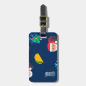 Weihnachtstaktik Emoji Gepäckanhänger (Vorderseite vertikal)
