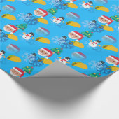 Weihnachtstaktik Emoji Geschenkpapier (Ecke)
