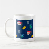 Weihnachtstaktik Emoji Kaffeetasse (Links)