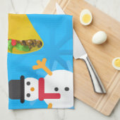 Weihnachtstaktik Emoji Küchentuch (Viertel Falte)