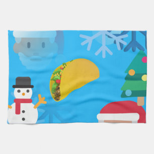 Weihnachtstaktik Emoji Küchentuch