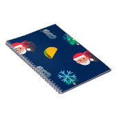 Weihnachtstaktik Emoji Notizblock (Rechte Seite)