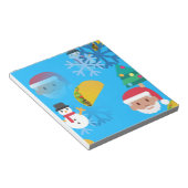 Weihnachtstaktik Emoji Notizblock (angewinkelt)