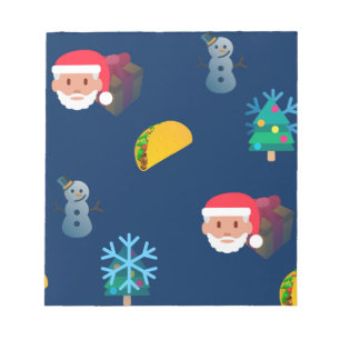 Weihnachtstaktik Emoji Notizblock